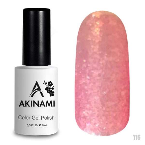 Гель-лак Akinami 116 Pink Glass, 9мл