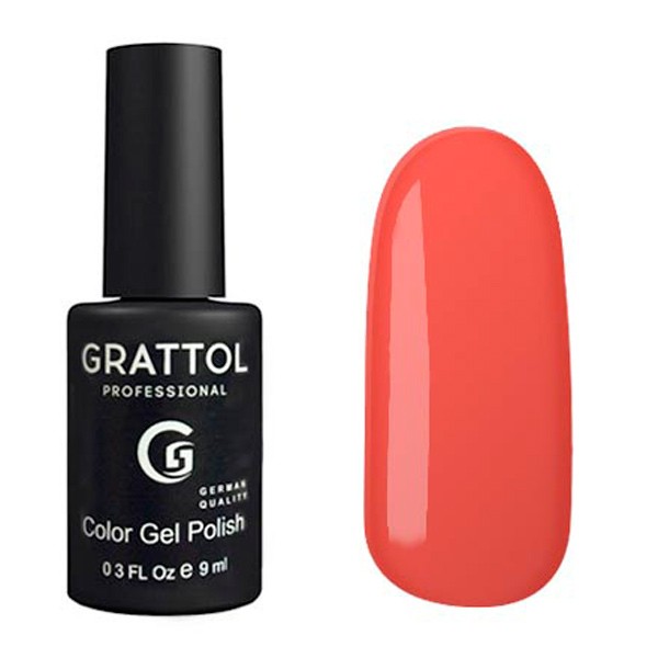 Гель-лак Grattol GTC053 Dark Coral, 9мл