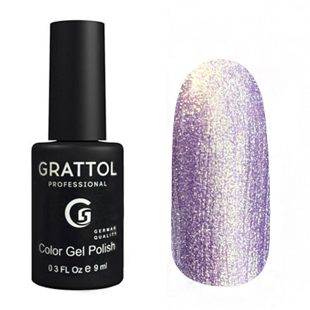 Гель-лак Grattol GTC157 Lilac Golden Pearl, 9мл