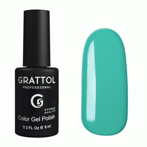 Гель-лак Grattol GTC061 Light Turquoise, 9мл