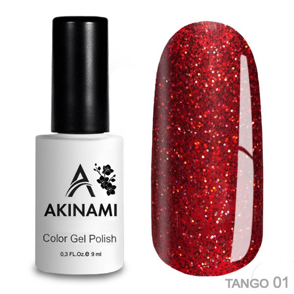 Гель-лак  Akinami Color Gel Polish Tango 01, 9мл