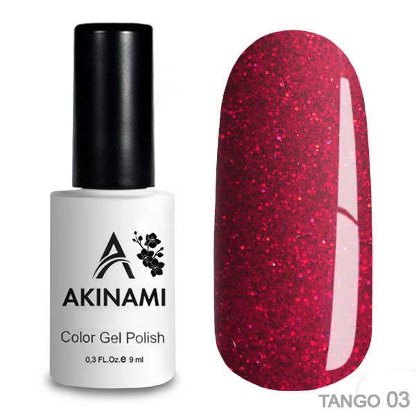 Гель-лак  Akinami Color Gel Polish Tango 03, 9мл
