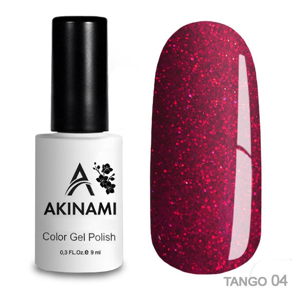 Гель-лак  Akinami Color Gel Polish Tango 04, 9мл