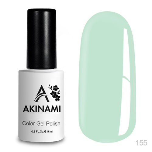 Гель-лак Akinami 155 Light Mint, 9мл