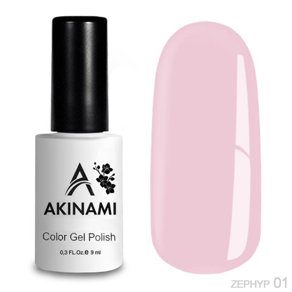Гель-лак Akinami Color Gel Polish Zephyr 01, 9мл