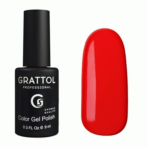 Гель-лак Grattol GTC084 Scarlet, 9мл
