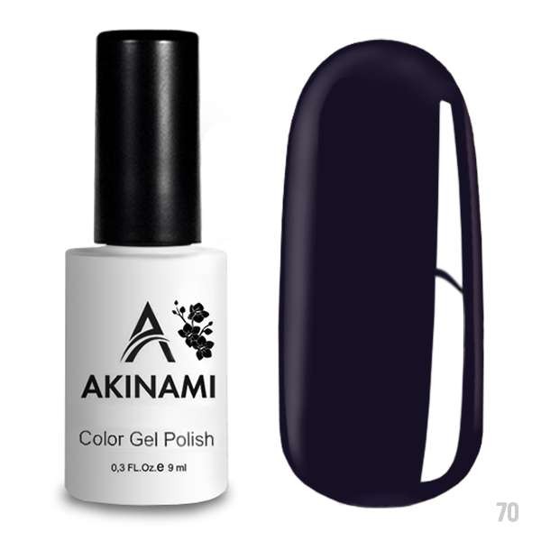 Гель-лак Akinami 070 Dark Ultramarine, 9мл