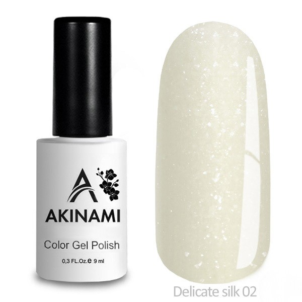 Гель-лак  Akinami Color Gel Polish Delicate Silk 02, 9мл