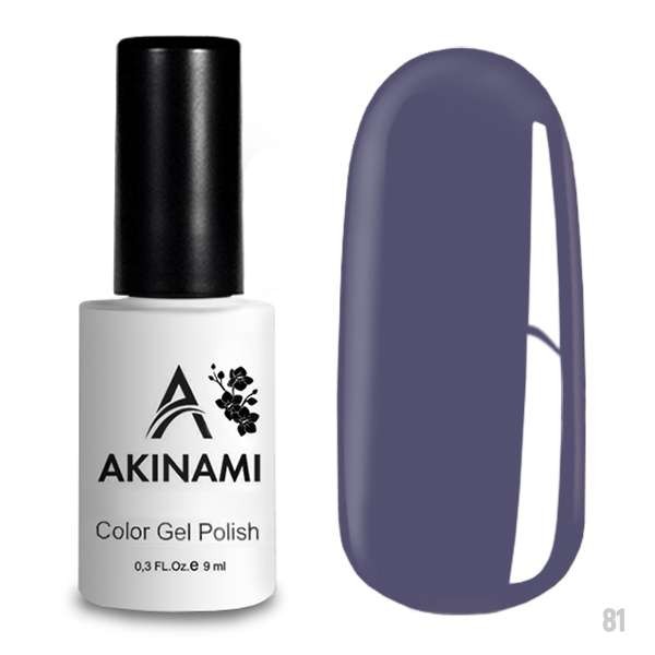 Гель-лак Akinami 081 Lilac Grey, 9мл