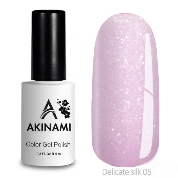 Гель-лак  Akinami Color Gel Polish Delicate Silk 05, 9мл