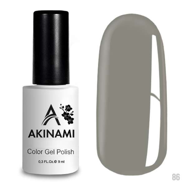 Гель-лак Akinami 086 Gray Silk, 9мл